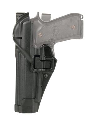 Level 3 Serpa Auto Lock Duty Holster Matte Black Left Hand For 1911 Government Style With or Without Rails