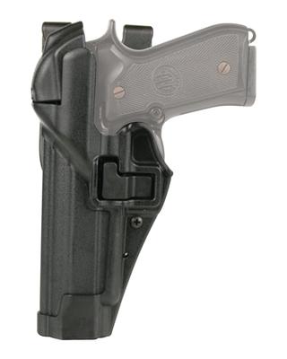 Level 3 Serpa Auto Lock Duty Holster Plain Black Left Hand For S&W 5946