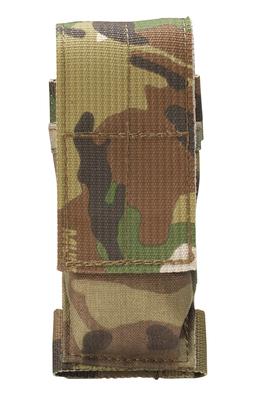 Belt Mounted Single Pistol Mag Pouch Multi Cam Camouflage