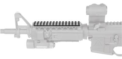 Low Profile Rail Cover 18 Slot Black