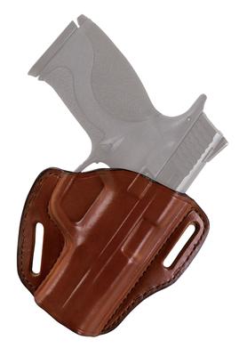 Model 58 P.I. Holster For Semiautomatics And Small Frame Revolvers 3 To 5 Inch Barrel Plain Tan Right Hand