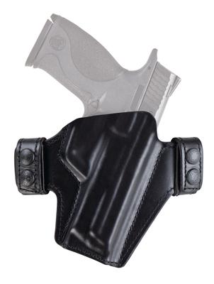 Model 125 Allusion Series Consent Open-Top Holster Size11 for Glock 26/27 Black Right Hand