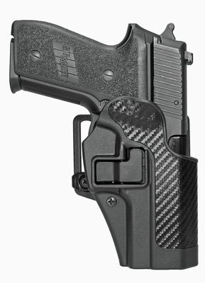 CQC Carbon Fiber Serpa Active Retention Holster Textured Black Right Hand For Sig 228/229/250DC