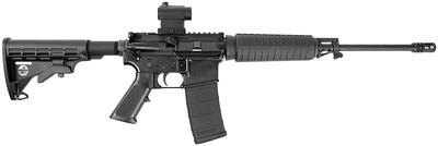Quick Response Carbine With Mini Red-Dot Optic 5.56mm NATO/.223 Remington 16 Inch Superlight Barrel Melonite Finish Six-Position Collapsible Stock 30 Round