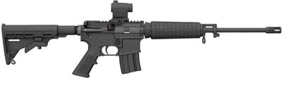 Quick Response Carbine With Mini Red-Dot Optic 5.56mm NATO/.223 Remington 16 Inch Superlight Barrel Melonite Finish Six-Position Collapsible Stock 10 Round - CA Compliant