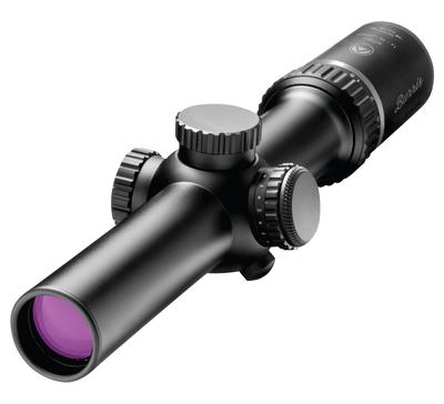 MTAC 1X-4X-24mm Illuminated Ballistic 4X RFP Reticle Matte Black