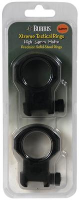Xtreme Tactical 34mm Riflescope Rings Extra High 6x6 Screw Holes Matte