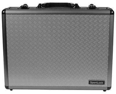 AlumaLock Quad Handgun Case Gray