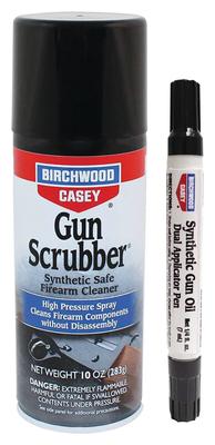 Gun Scrubber/Synthetic Gun Oil Dual Applicator Pen Combo