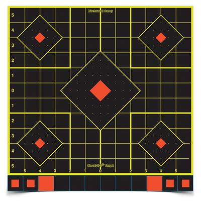 Shoot-N-C Sight-In Targets 12 Inch 100 Targets 1200 Pasters