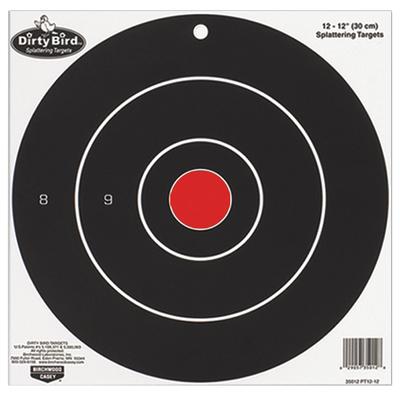 Dirty Bird Splattering Targets 12 Inch Bullseye Package of 100