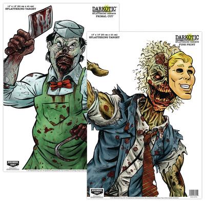 Darkotic Combination Pack Primal Cut/Fine Print 12x18 Inch 8 Targets