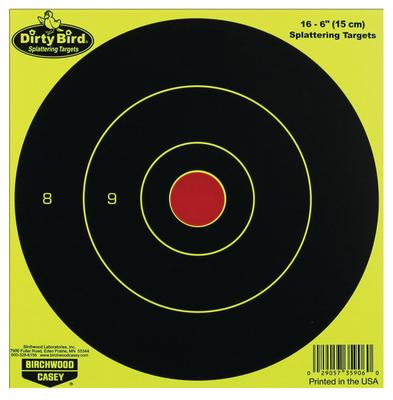 Dirty Bird Bull's Eye Yellow 6 Inch Round 100 Per Package