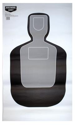 TQ-19 Eze-Scorer Silhouette Paper Target 24x42 Inch 100 Per Case