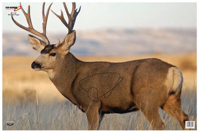 Eze-Scorer Mule Deer Target 23x35 Inch 100 Per Case
