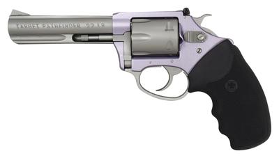 Pathfinder Lavender Lady .22 LR 4.2 Inch Barrel Stainless Steel Finish Lavender Frame 6 Round