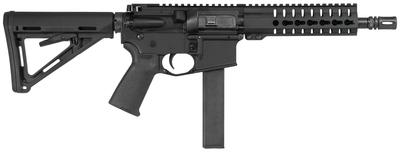 Mk9 PDW, Semi-automatic Rifle, 9MM, 8.5" Barrel, 1:10 Twist, Black Finish, Magpul MOE Pistol Grip, MOE Carbine Stock, 30Rd, CMMG RKM7 KeyMod Handguard, A2 Compensator 90A3BD3