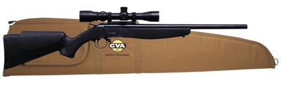 Hunter Compact Package 7mm-08 Remington 20 Inch Blued Barrel Black Synthetic Stock With KonusPro Riflescope and Case