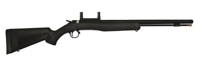 Wolf 209 Magnum .50 Caliber 24 Inch Blue Barrel DuraSight Dead-On One-Piece Scope Mount Black Stock
