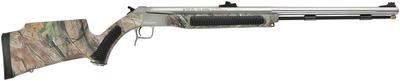Accura V2 Muzzleloader .50 Caliber 27 Inch Fluted Stainless Steel Barrel Ambidextrous Composite Stock Realtree APG Camouflage Finish Fiber Optic Sights