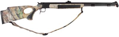 Accura V2 Muzzleloader .50 Caliber 27 Inch Nitride Fluted Stainless Steel Barrel Ambidextrous Composite Thumbhole Stock Realtree APG HD Camouflage Finish Fiber Optic Sights