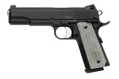 Dan Wesson Valor 10mm 5 Inch Barrel Black Duty Finish VZ Slim Line G10 Double Diamond G10 Gray Grips Tactical Ledge Tritium Night Sights 8 Round