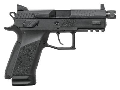 Mode P-07 Suppressor Ready 9mm 4.3 Inch Threaded Barrel (1/2-28 TPI) High Night Sights Stippled Grips Polymer Frame 21 Round