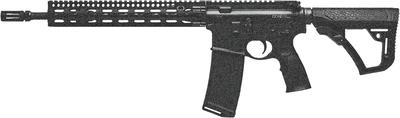 DDM4 v11 SLW 5.56mm NATO 14.5 Inch Barrel With Pinned Flash Hider (16 Inch Overall Length) 12.0 SLiM Handguard Adjustable Stock Black Finish 32 Round