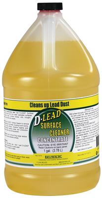 D-Lead Surface Cleaner Refill Concentrate Case of 4 One Gallon Containers
