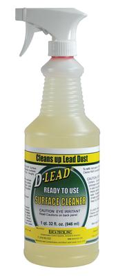 D-Lead Ready-To-Use Surface Cleaner Case of Twelve 32 Ounce Spray Bottles