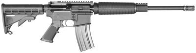 .300 Blackout 16 Inch HBAR No Sights A2 Flash Suppressor 6 Position DS-4 Commercial Spec Buttstock DSC A2 Pistol Grip Black 30 Round