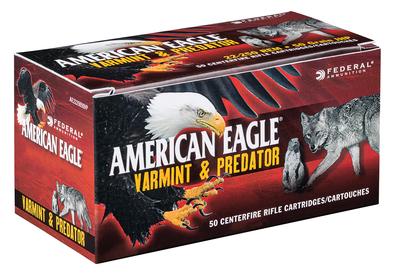 American Eagle Varmit & Predator 17 Hornet 20 Grain Tipped Varmint 50 Rounds Per Box