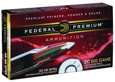 Vital-Shok .30-06 Springfield 150 Grain Nosler AccuBond