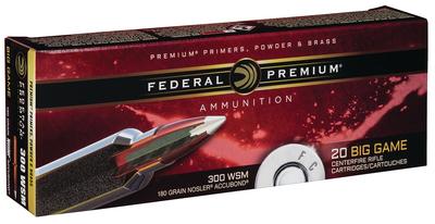 Vital-Shok .300 Winchester Short Magnum 180 Grain Nosler Accubond