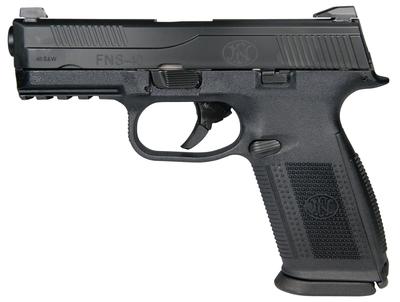 FNS-NMS .40 S&W 4 Inch Barrel Black With Black Slide Fixed Sights Non-Manual Safety 10 Round