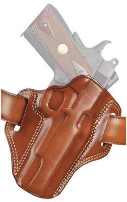 Combat Master Belt Holster For Smith & Wesson 4 Inch L Frame Tan Right Hand