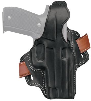Fletch High Ride Holster For Colt/Para USA/Springfield/Star 3.5 Inch Barrel Black Right Hand