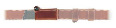Horizontal Magazine Belt Case For .357 Staggered Polymer Tan Ambidextrous