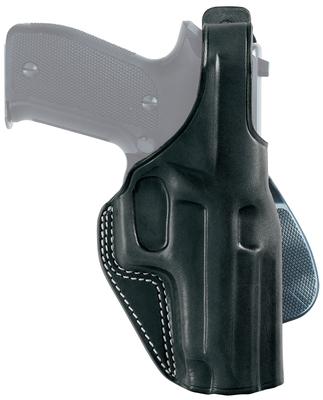 P.L.E. Paddle Holster For 1911 Style 3.5 Inch Barrel Black Right Hand