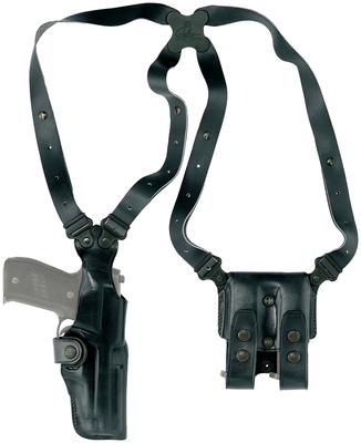Vertical Shoulder Holster System For 1911 Style Pistols 5 Inch Barrel Black Ambidextrous
