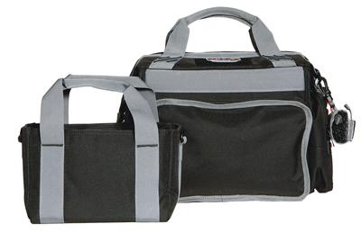 MD Range Bag Black with Grey Trim