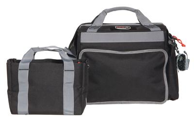 MD Large Range Bag Black With Gray Trim
