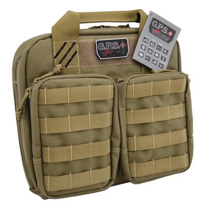 Tactical Double +2 Pistol Case Tan