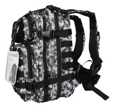 Tactical Loaded Bugout Backpack Gray Digital