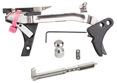 Fulcrum Ultimate Trigger Kit Black Trigger Pad with Black Safety for Glock 37/38/39