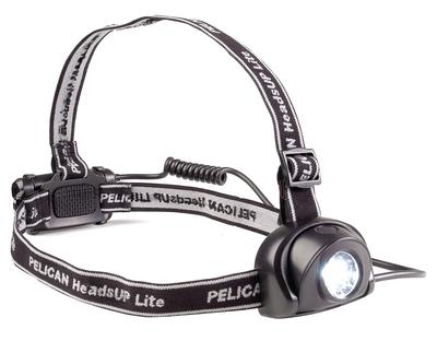 HeadsUp Lite 2670 LED Light With Adjustable Strap And Pivot Lens Uses 3 AAA Alkaline Batteries 22 Lumens Black