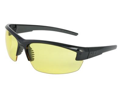 Uvex Mercury Eyewear Black Frame Amber Lens