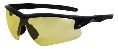 Uvex Extreme Adadia Safety Glasses Black Frame/Amber Lens