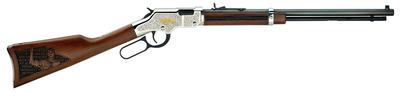 Salute To Scouting Tribute Edition .22 Long Rifle/Long/Short 20 Inch Octagonal Rifle Blue Finish American Walnut Stock With Laser Etching Nickel-Plated Engraved Receiver