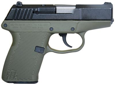 P-11 9mm 3.1 Inch Barrel Blue Slide OD Green Grip/Frame 10 Round